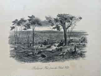 S.T.Gill, Ballaarat Flat from the Black Hill, 1857- printed 1890