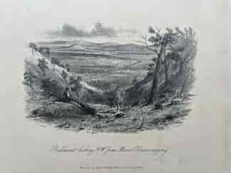 S.T.Gill - Ballaarat looking N.W from Mount Bunningyong, 1857 - printed 1890