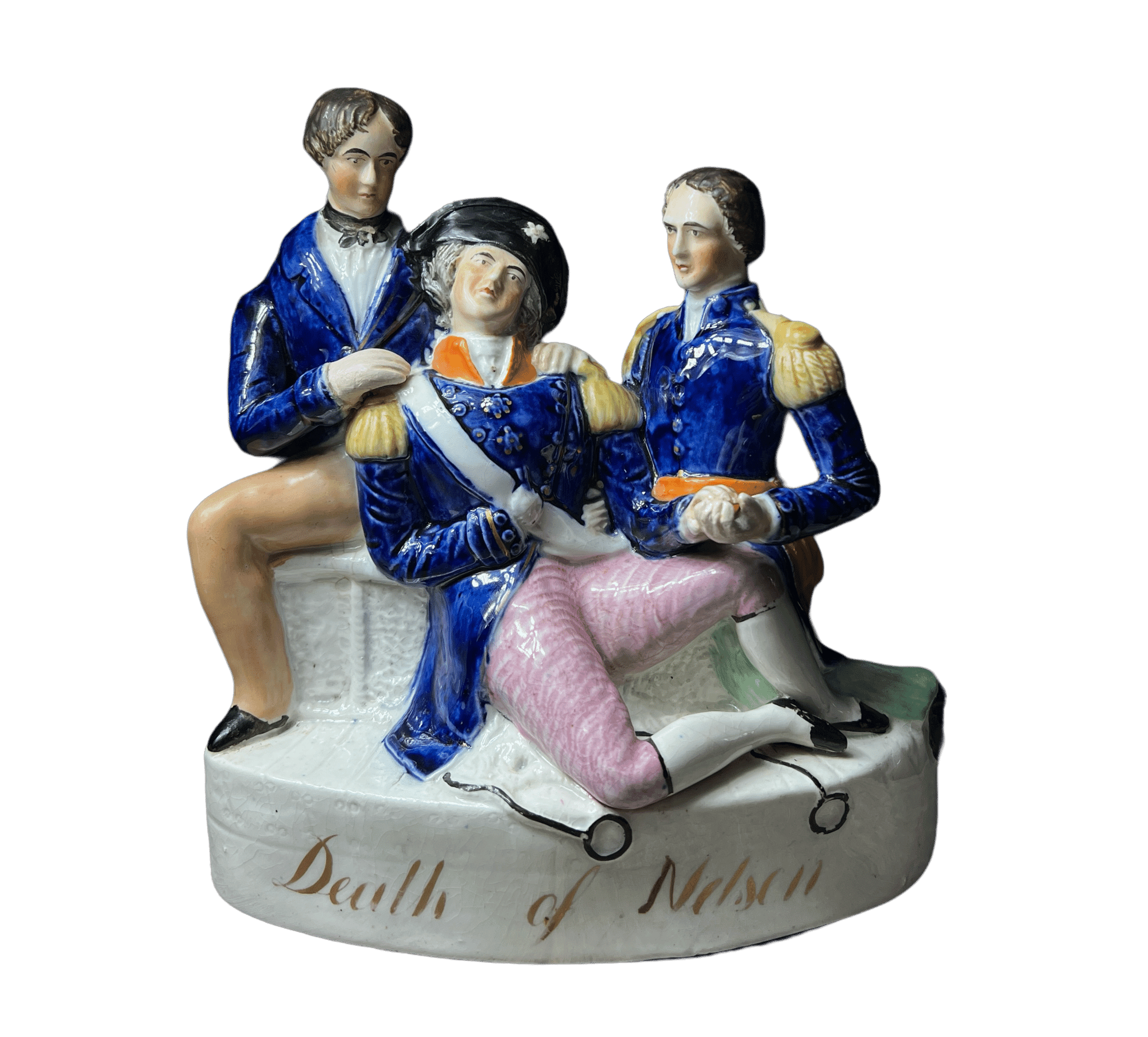 Death of Nelson Staffordshire Figure