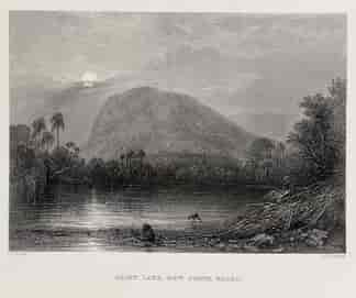 Australian engraving, Fairy Lake, New South Wales, 1874
