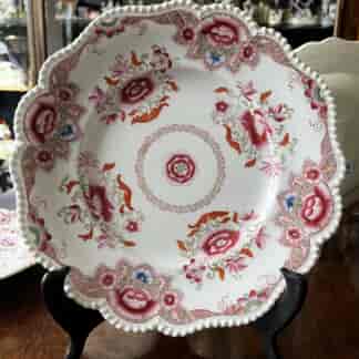 Hicks & Meigh famille rose style pattern plate C.1820