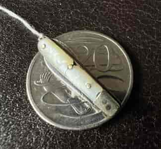 Miniature Victorian penknife, for a fob chain, c. 1860