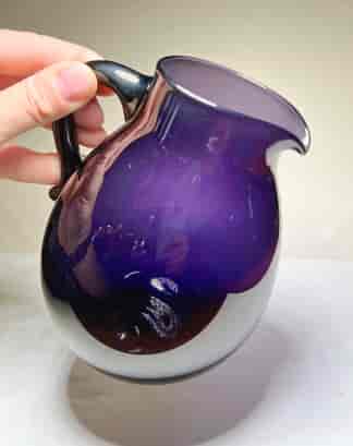Rare Georgian amethyst glass jug, c. 1820