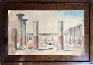 Pompeii watercolour, Vincenzo Loria