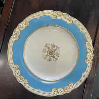 Graingers Worcester plate, Semi Porcelain mark, pat.163, 1848-55