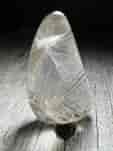 Quartz 'angel's hair' specimen, pierced for pendant