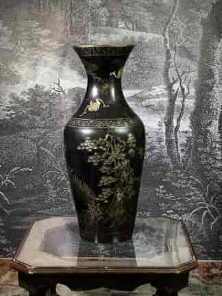 Very Large Chinese lacquer vase, c.1880