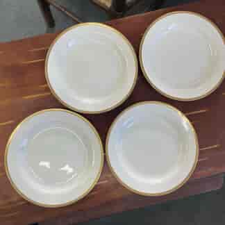 Wedgwood Queensware set of four side plates, c.1800