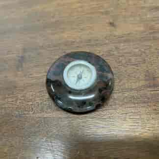 Small Cornish Serpentine compass, C.1900