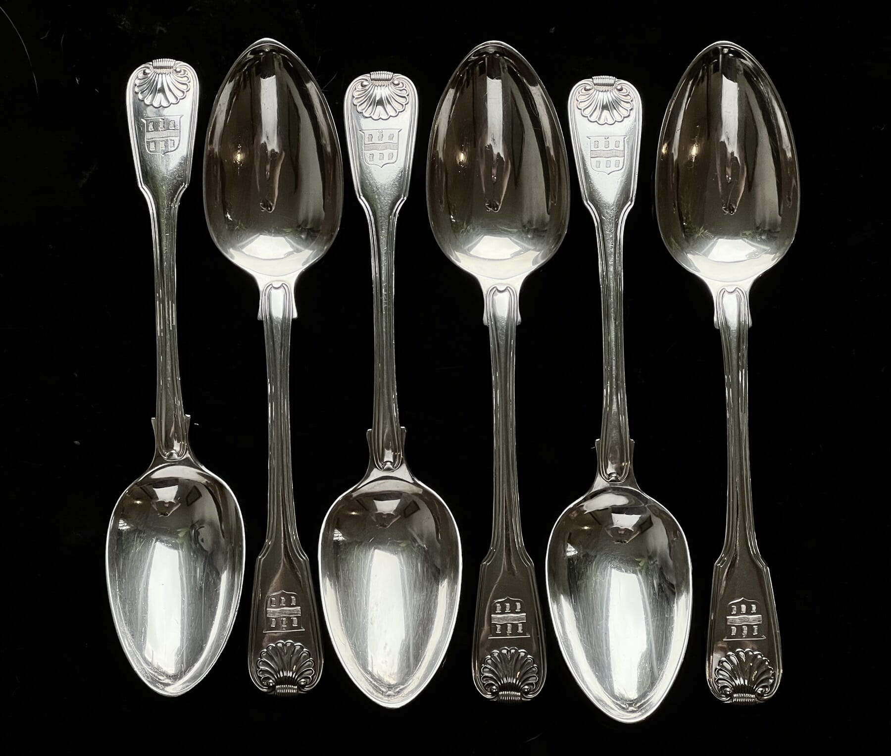 Georgian Sterling Silver Cutlery 1809 at Moorabool Antique Galleries, Geelong