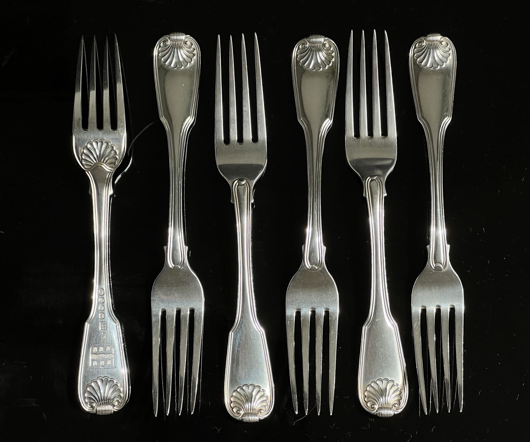 Georgian Sterling Silver Forks 1809 at Moorabool Antiques, Geelong