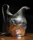 Sterling Silver flower embossed jug 1801