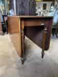 Victorian faded mahogany dropside table, c. 1845