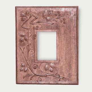 Australian Blackwood Arts & Crafts carved frame Frame, C.1910