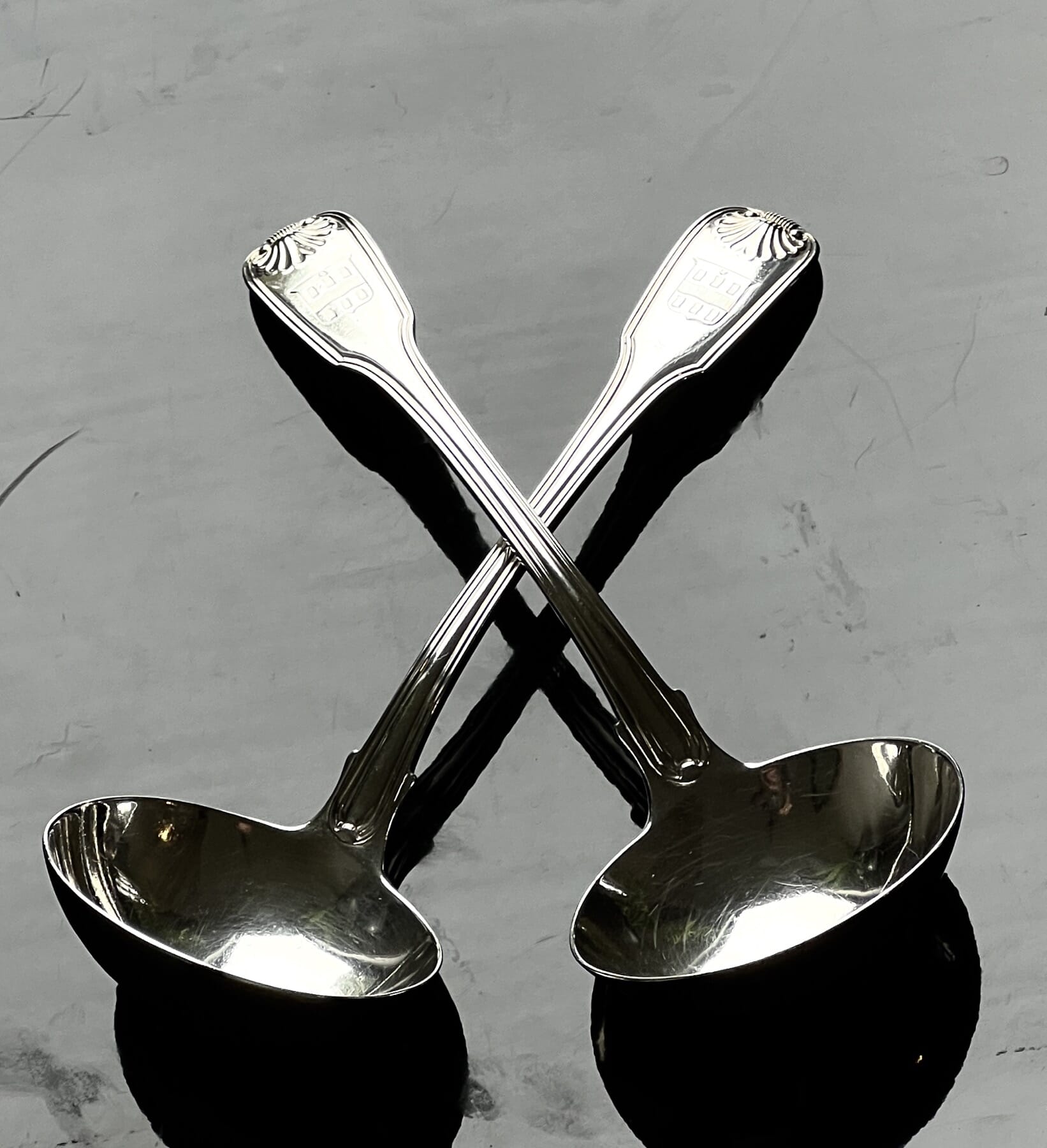 Sterling Silver ladles 1809 – Moorabool Antique Galleries