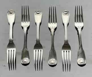 Georgian Silver Cutlery at Moorabool Antiques, Geelong