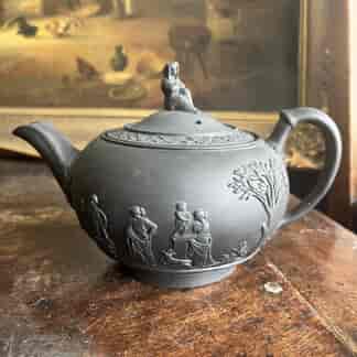 Wedgwood black basalt teapot, 1926