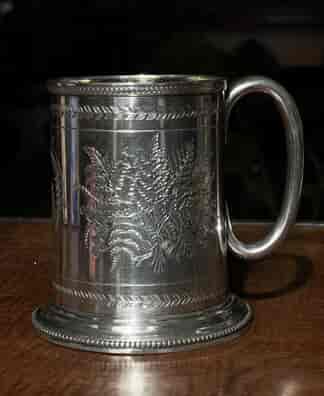 Sterling Silver Christening mug, Barnard & Sons London 1872