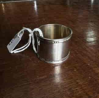 Continental .800 Silver child's napkin ring, c. 1900