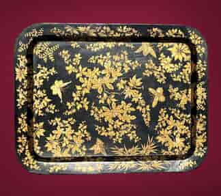 A Black Lacquer Tray by Henry Clay of Covent Garden, Japanner to His Majesty George III
