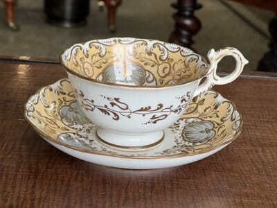 COALPORT Cup&Saucer(1830年頃) COALPORT Cup&Saucer(1830年頃) Hand