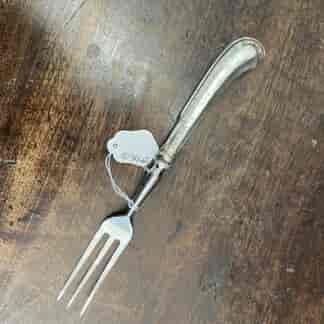 Small Continental Fork .800 silver