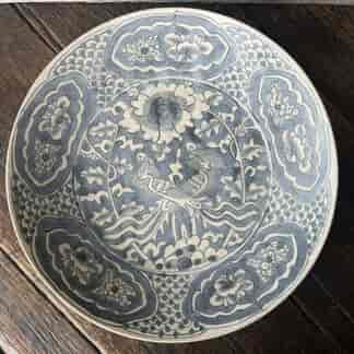 Bhin Thuan Shipwreck 'Phoenix' dish, Chinese Swatow ware, c. 1608