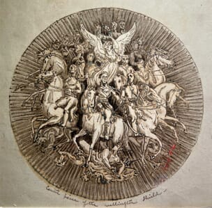 The Wellington Shield - Sketch at Moorabool Antiques