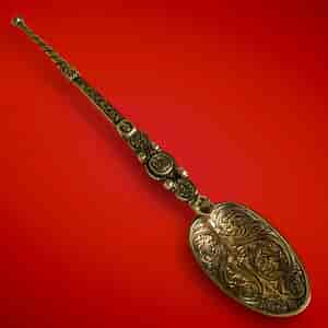 Sterling Silver Coronation Spoon 1937