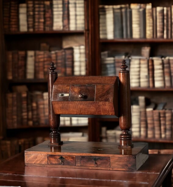 Mahogany Voting Machine, 19th century