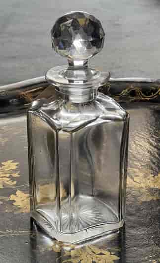 Quality hand-cut Whiskey Decanter, plain sides, late 19th century