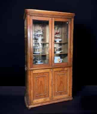 Baltic Pine display cabinet, Northern European late 19th century