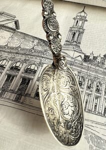 Sterling Silvergilt Royal Coronation Spoon, after 12th c. original