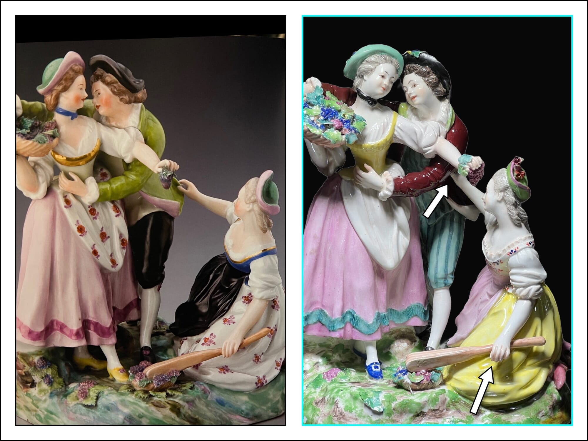 Left: Prague collection Right: Moorabool Antiques, Australia