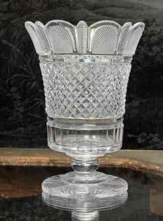 Victorian cut glass 'Celery Vase', 19th century