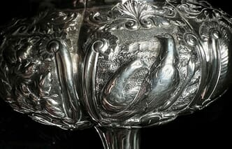 Richard William Atkins & William Nathaniel Somersall, London, 1834 Sterling Silver Wine Funnel
