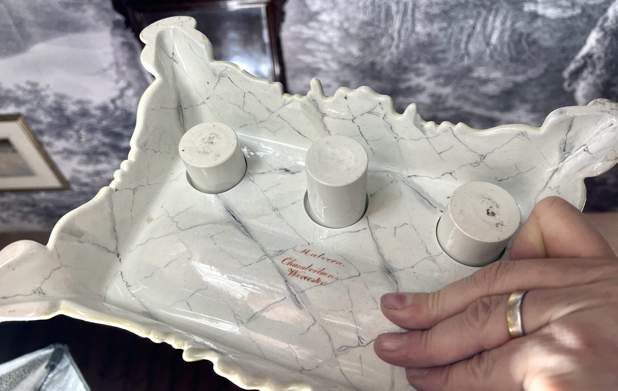 Chamberlain's Worcester Inkstand c.1830