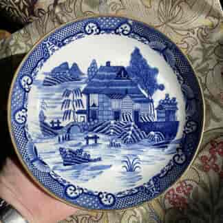Large Newhall dish, “Trench Mortar” pattern, c.1795