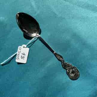 Chinese silver spoon with a dragon on handle C.1900