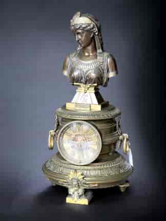 French Cleopatra Clock c.1895