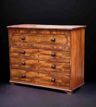 William IV Mahogany chest-of-drawers, c. 1830