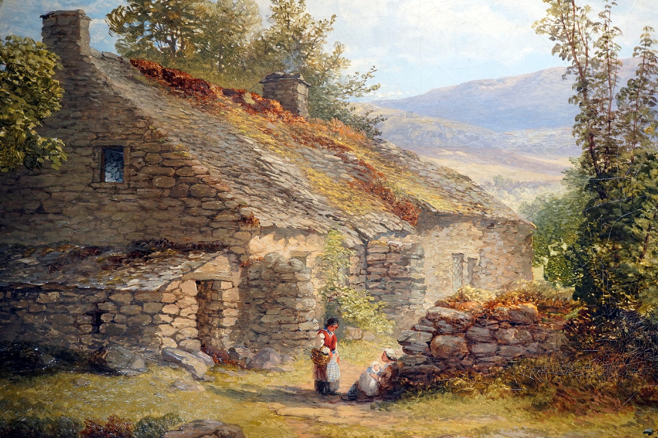 J-Poole-landscapewith-stonehouse-detail – Moorabool Antique Galleries