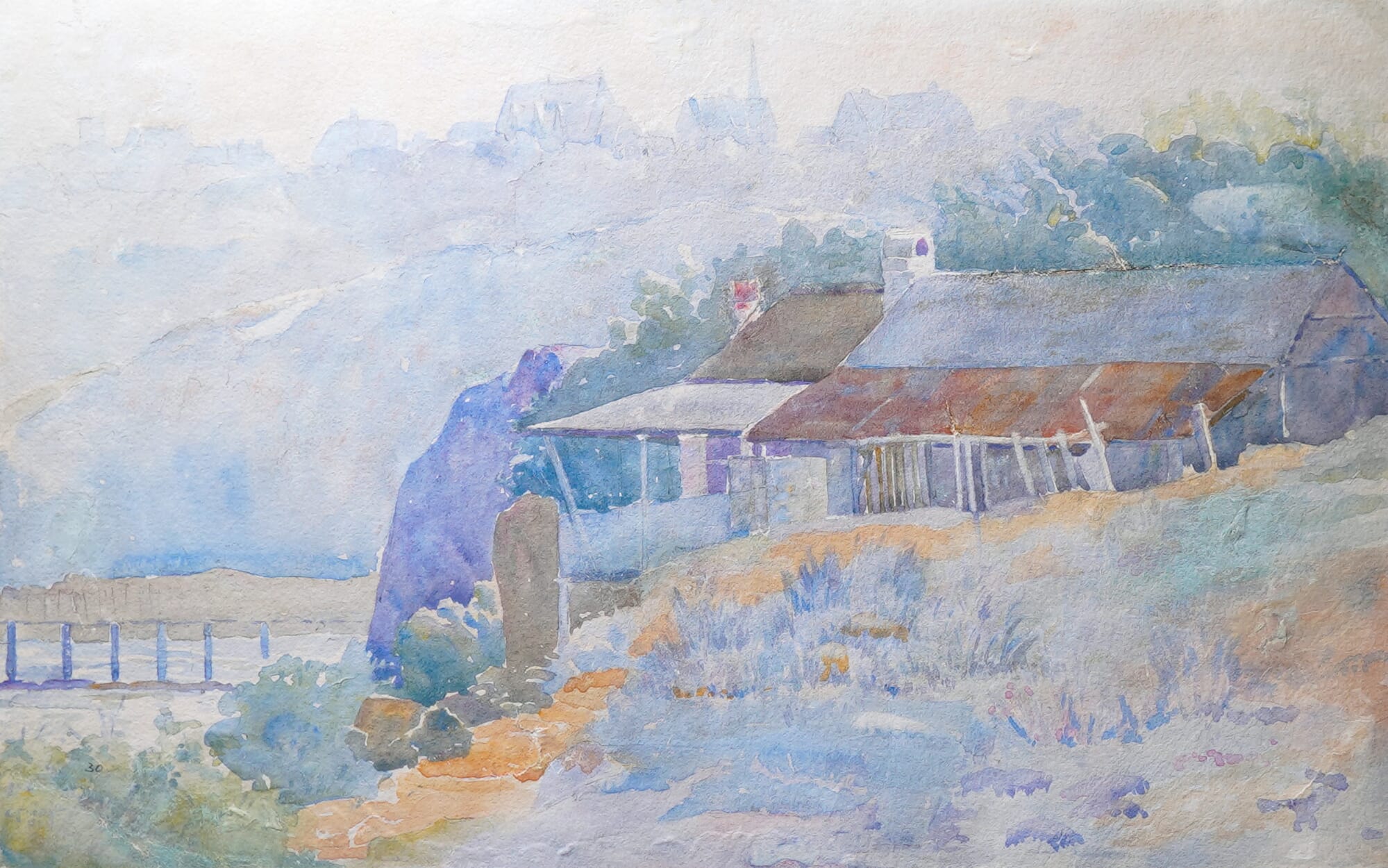 Lavender Bay by Charles Tindall 1891