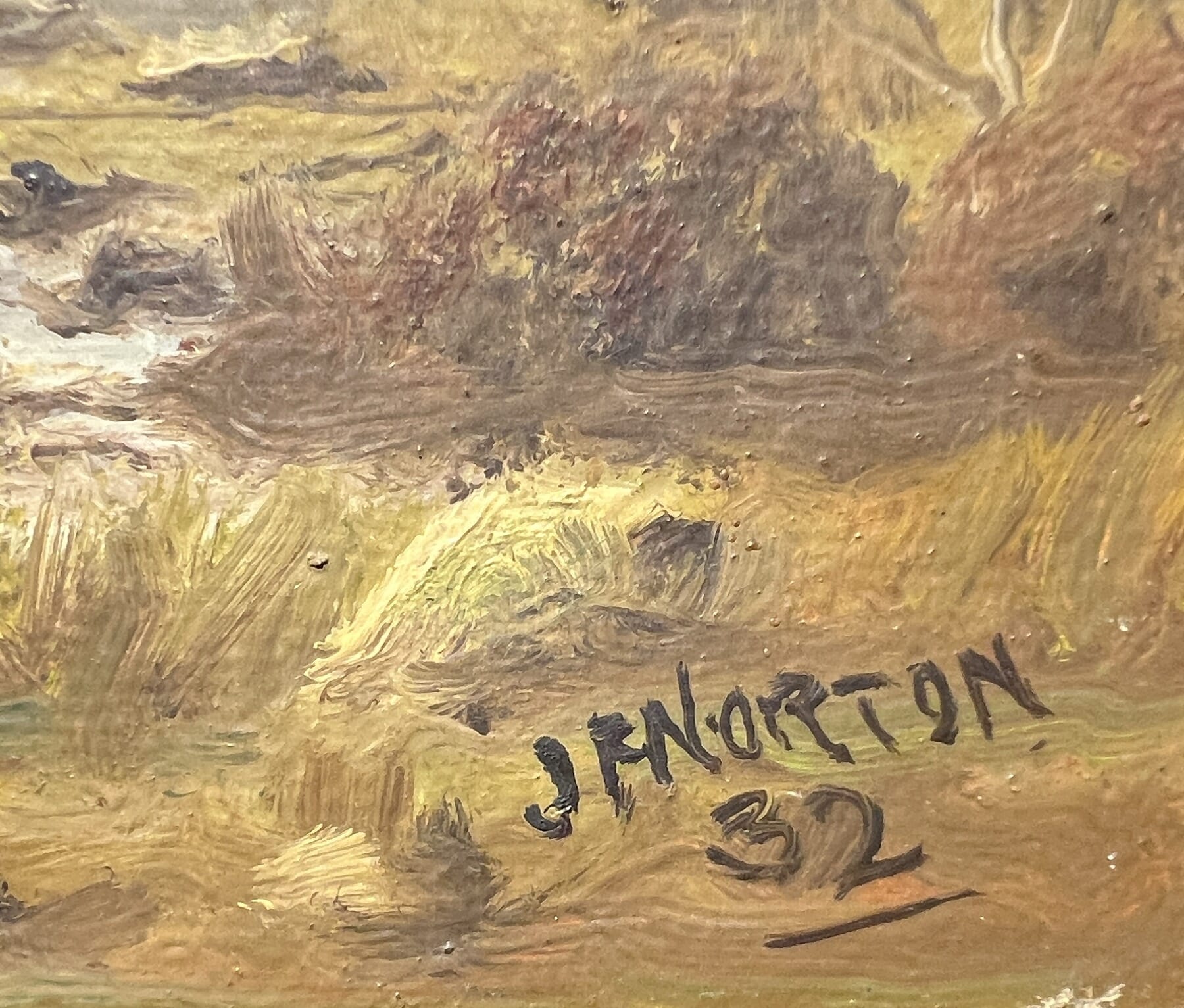 J F Norton - Australian River Landscape