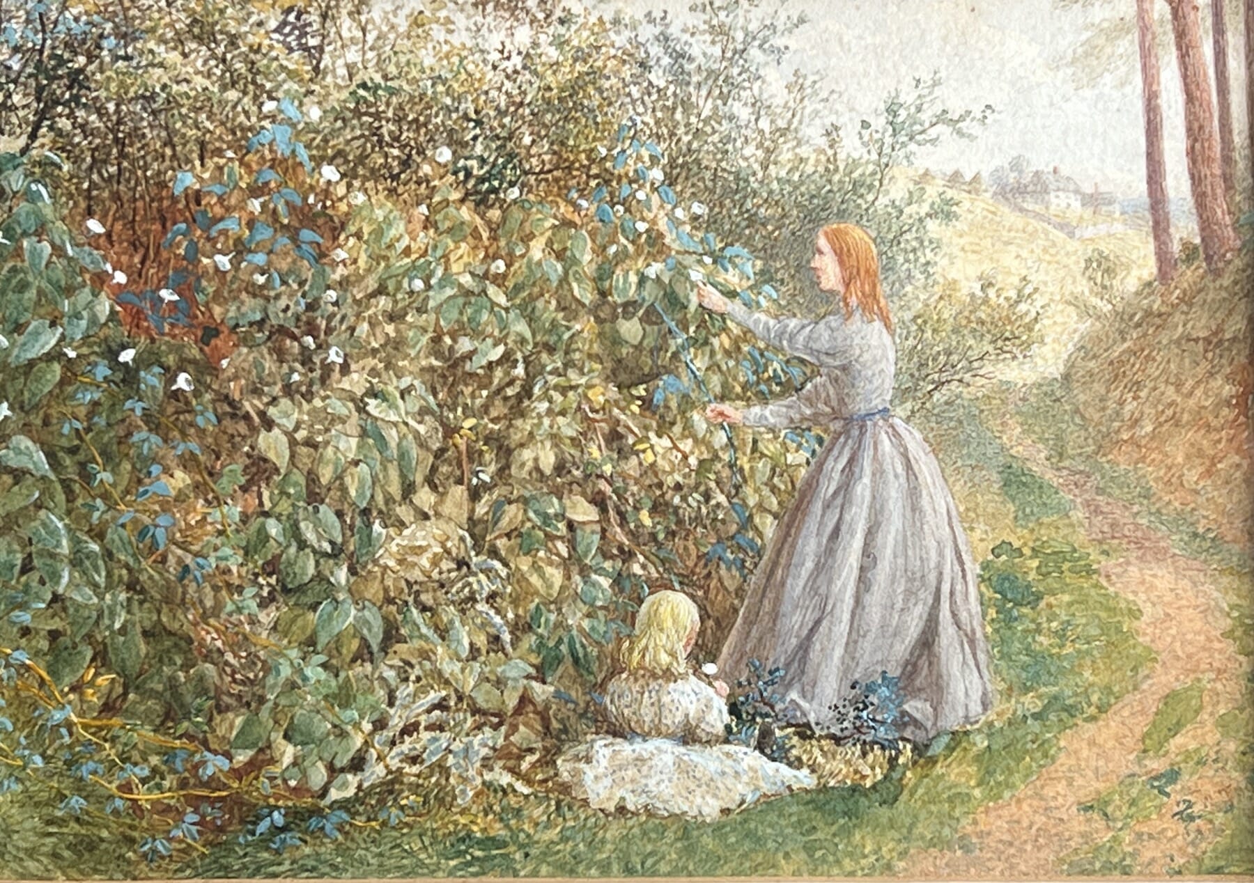 William Took Watercolour, dated 1846