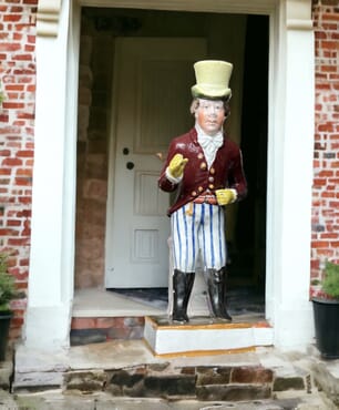 John Liston as Paul Pry, Staffordshire Pottery figure c. 1820 