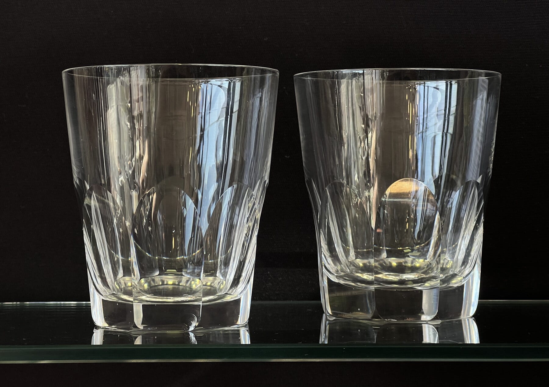 Pair of Whiskey Tumblers, 20th C.