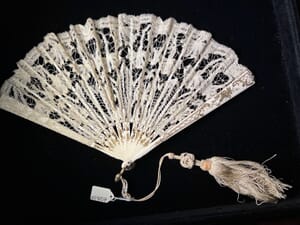 Brussels Lace Fan c. 1860