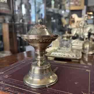 Empire style Bronze goblet-form sander, French or English c. 1830