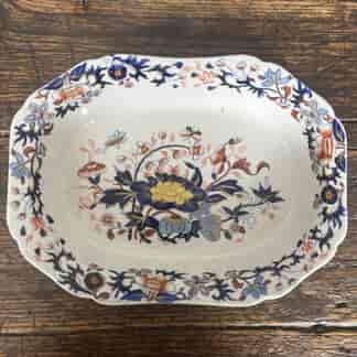 Spode ironstone rectangular dish, Imari Pattern #3504, c.1815
